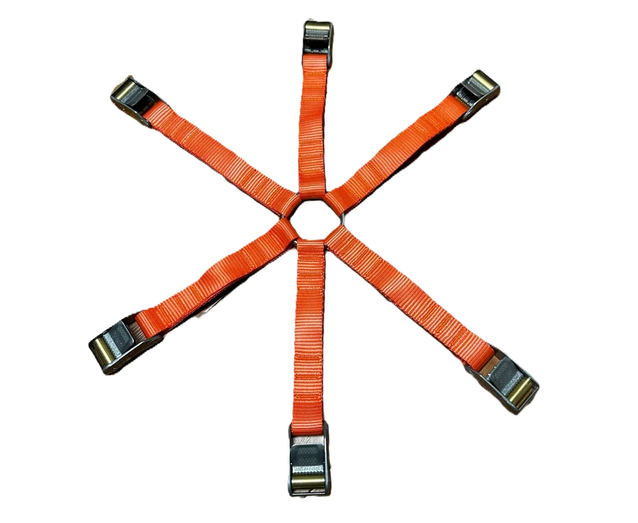 USED Spider Cargo Strap Orange