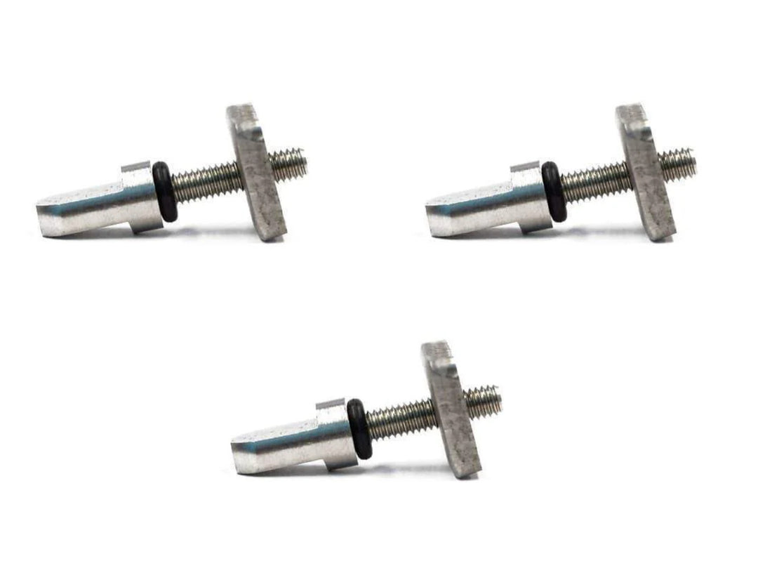 Level Six Tool Free Fin Screw + Plates (3 Pack)