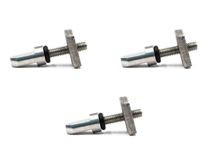 Level Six Tool Free Fin Screw + Plates (3 Pack)