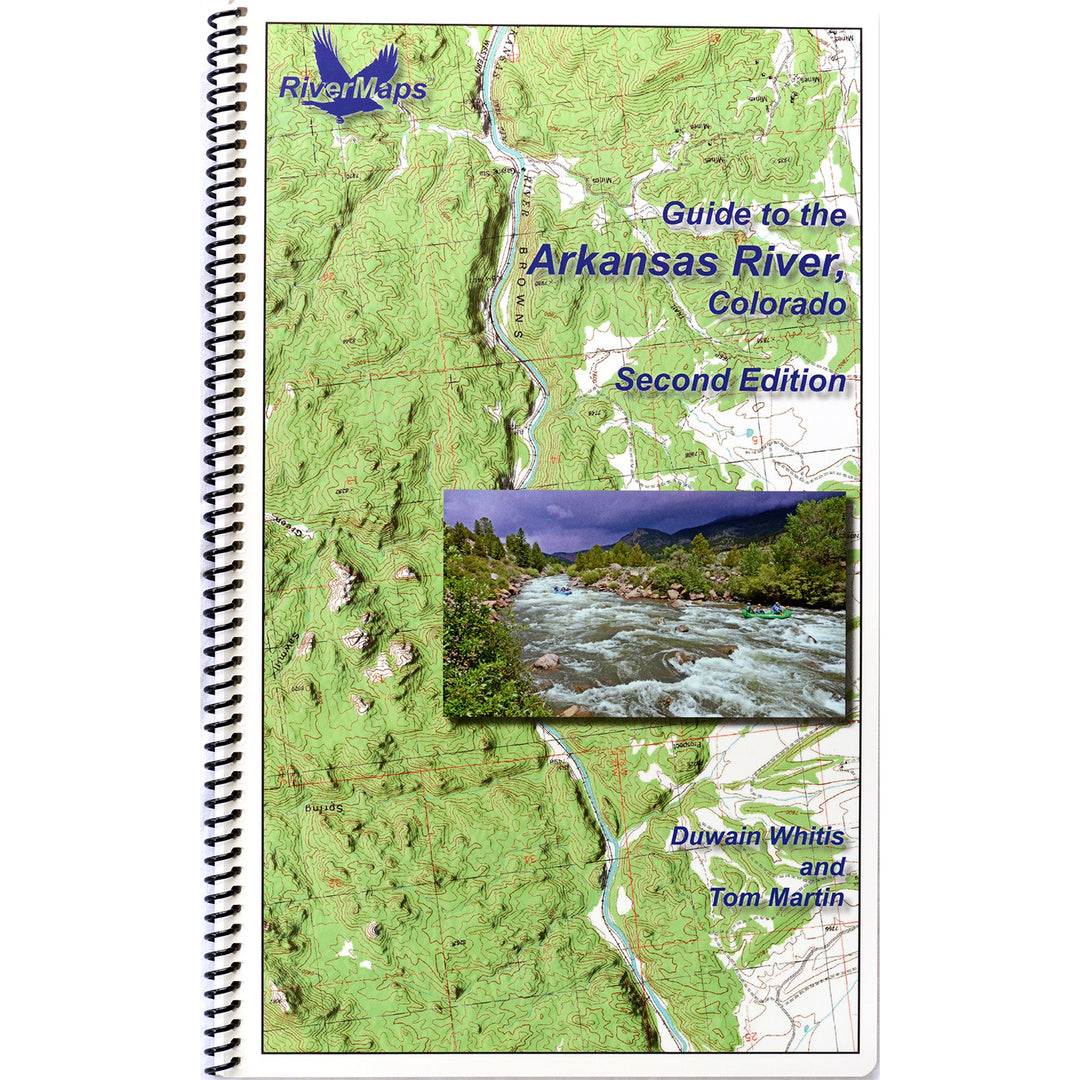 RiverMaps Arkansas River Colorado  Second Edition Guide Book