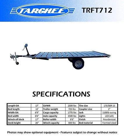 RHM Trailers Targhee Raft Trailer