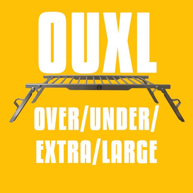 LavaBox OUXL: Over/Under/Extra/Large Grill and Stand (Krakatoa Size)